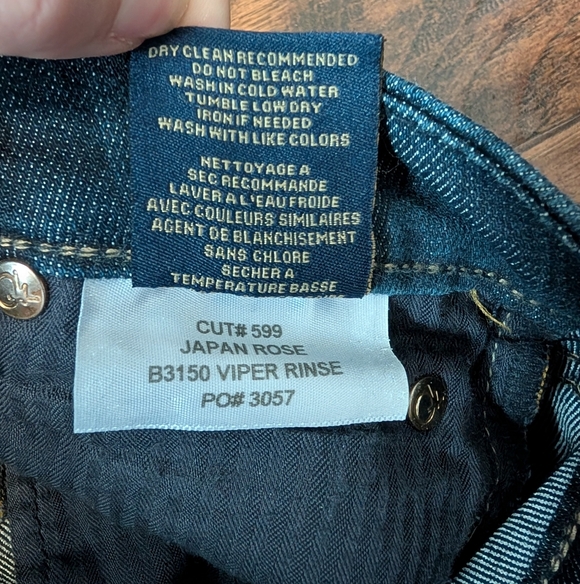 Fidelity Denim Y2K Dark Wash Bootcut Jeans Size 26 - Picture 7 of 10